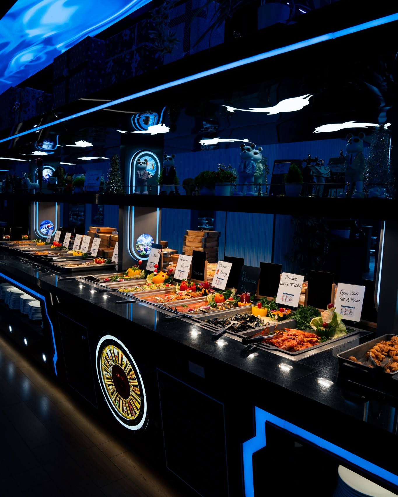 Buffet fruits tropicaux